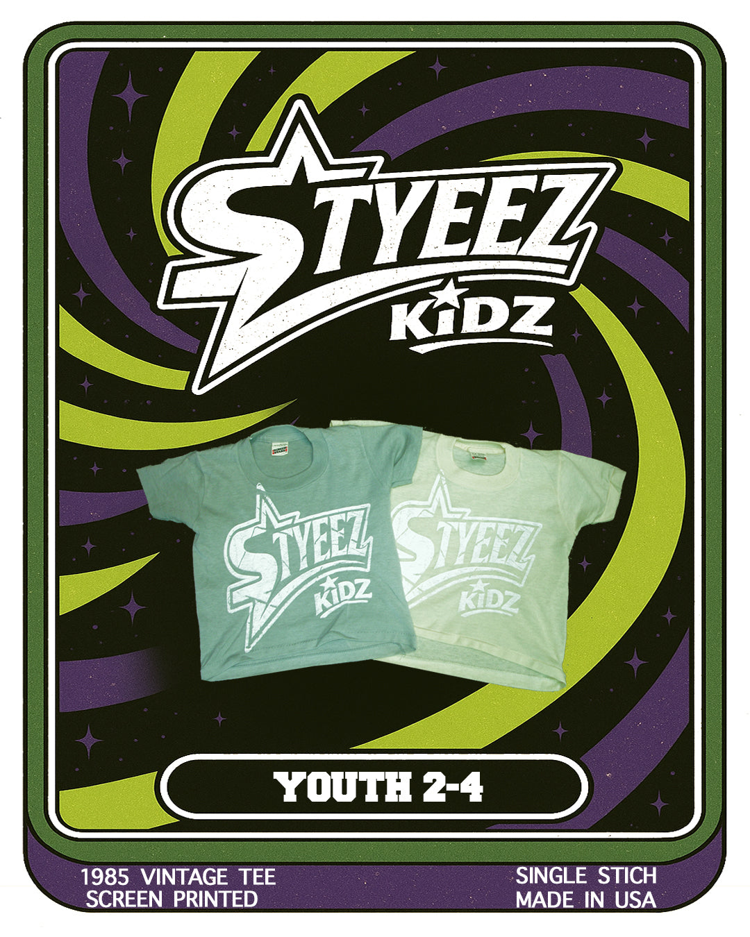 Vintage Youth 2-4 T shirts StyeezKidz